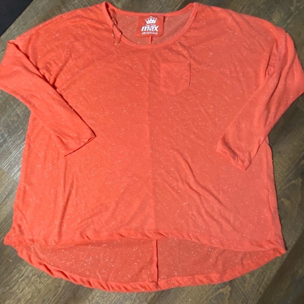 Long Sleeves Crew Neck Lightweight Cotton Top